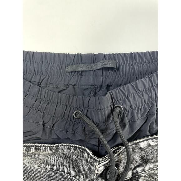 BLACKTAILOR W4 Denim Cargo Noise Jeans Size36 Black Double Waist Design - Picture 9 of 16